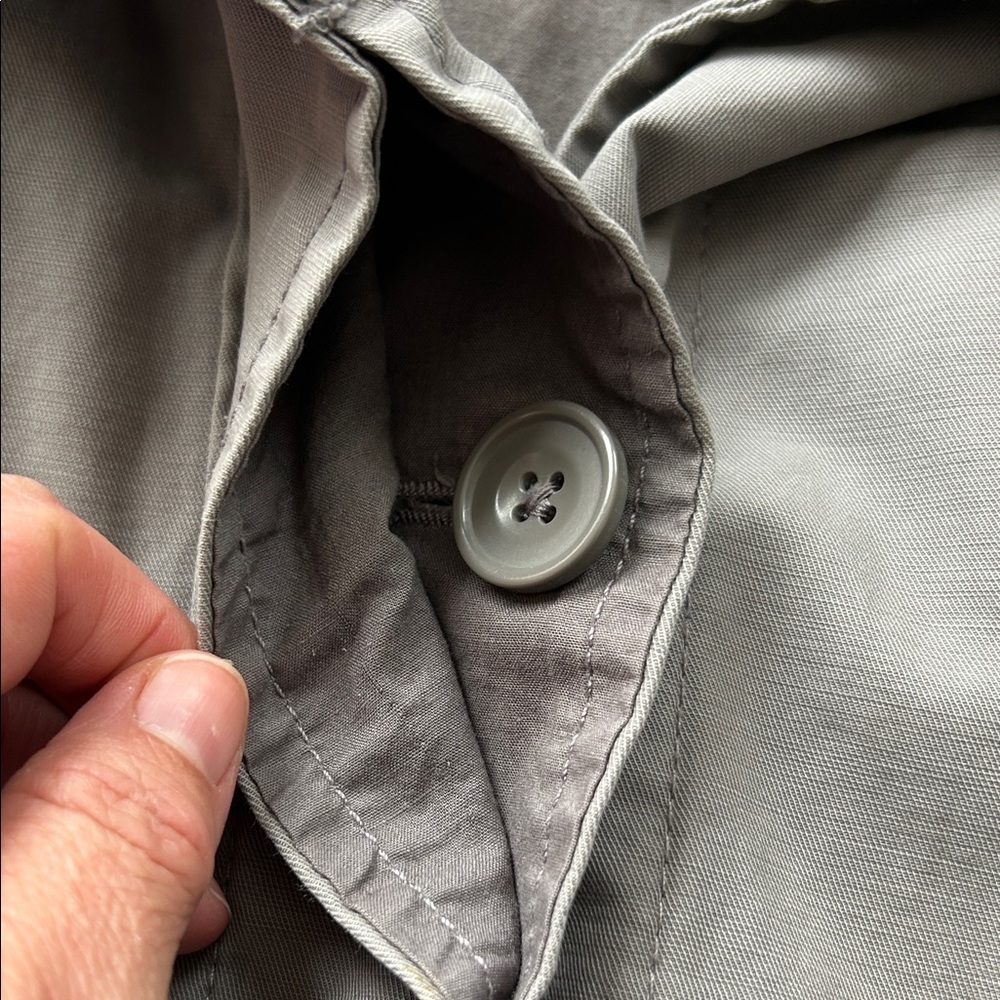 Gap Women's Light Gray Utility Jacket (3) - Picture 3 of 13